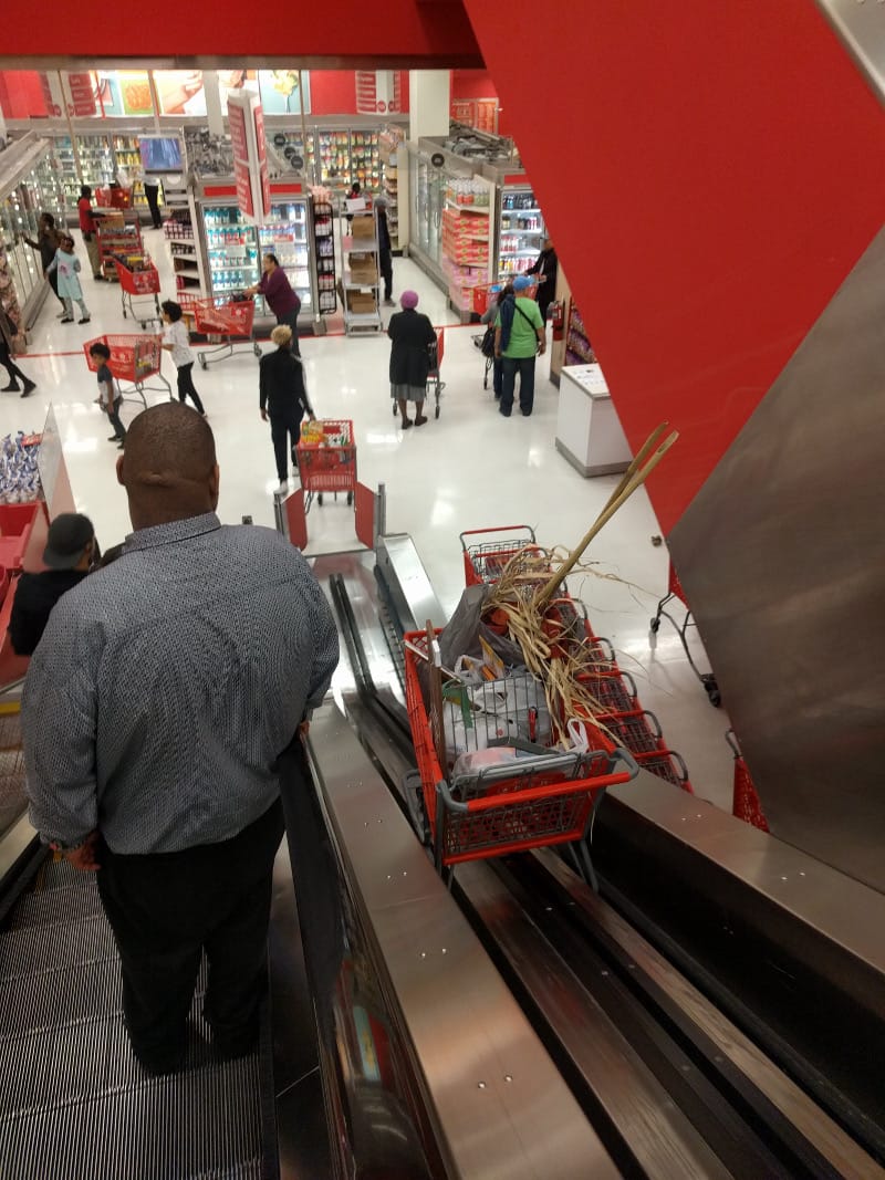 Trolley escalator