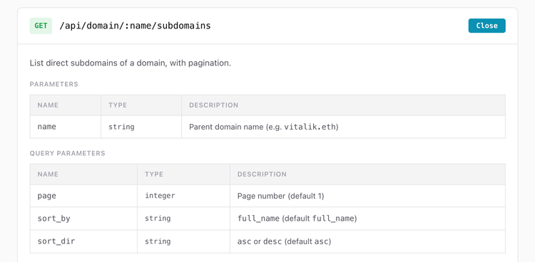 Indexing the Ethereum Name Service
