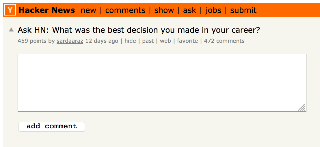 Ask Hacker News - Insights for life.