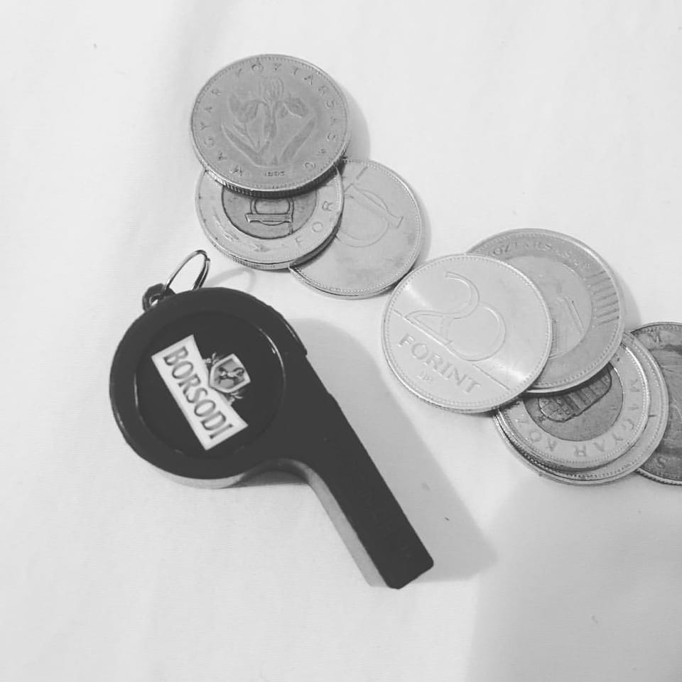 My favourite #budapest moment was winning this #borsodi whistle :)