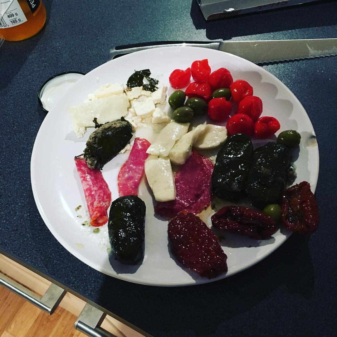 I made my own meze platter