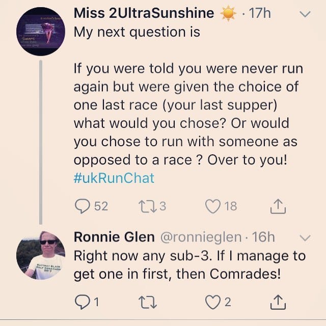 Interesting thoughts from Ronnie Glen