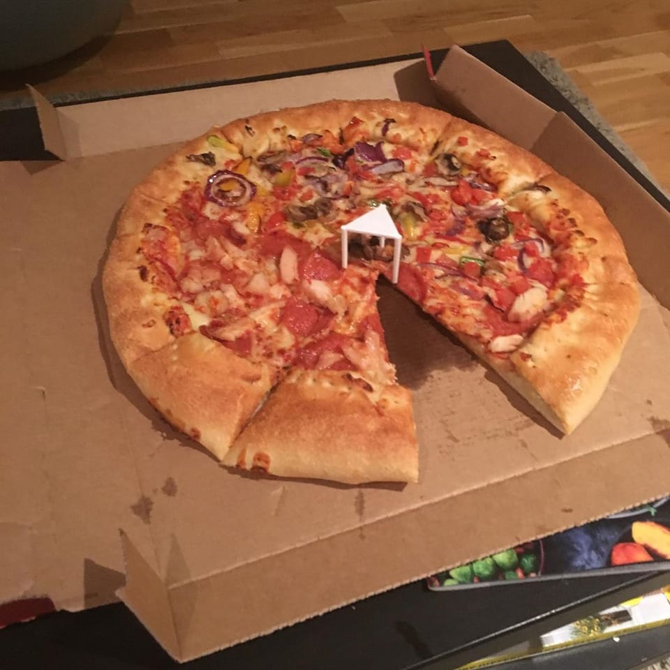 End of weekend pizza