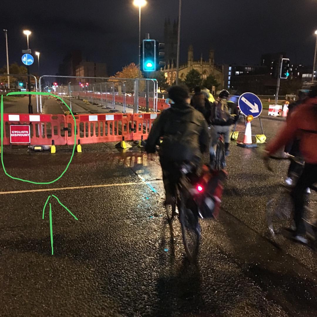 Cyclists are just as bad