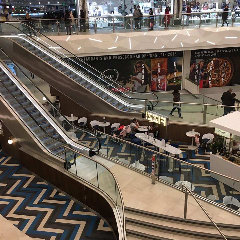 It took them 6+ months to produce the worst designed most inaccessible escalator setup ever seen anywhere