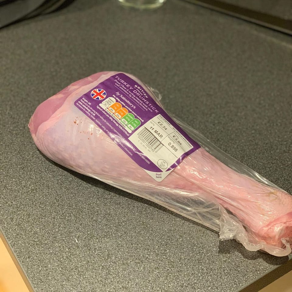Would you like to buy a novelty Turkey drumstick? Yes