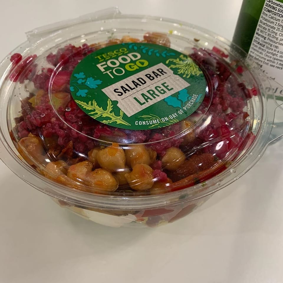 The @tescofood salad bar on market street is actually great