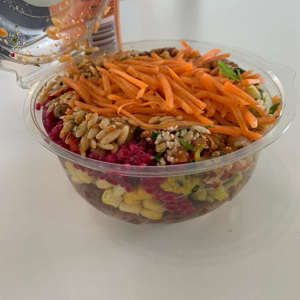 Market Street @tescofood in #Manchester is the only supermarket that does a good salad bar