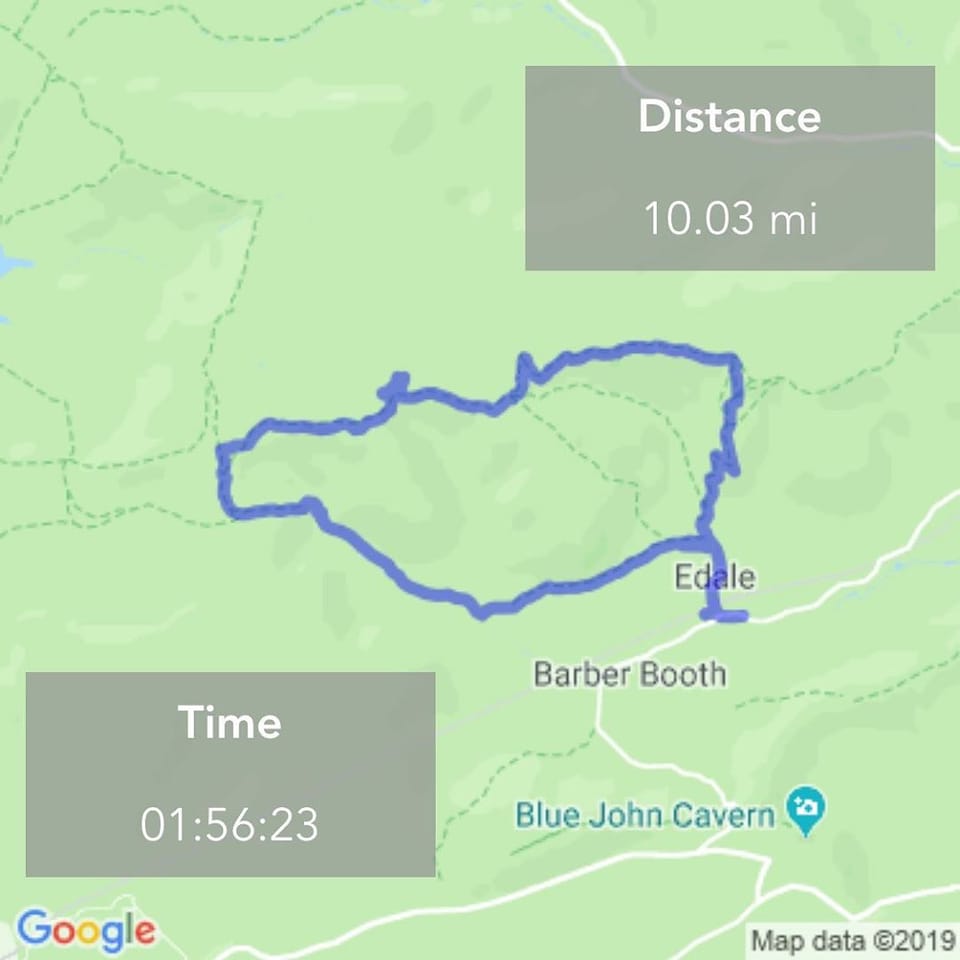 This is a run I did