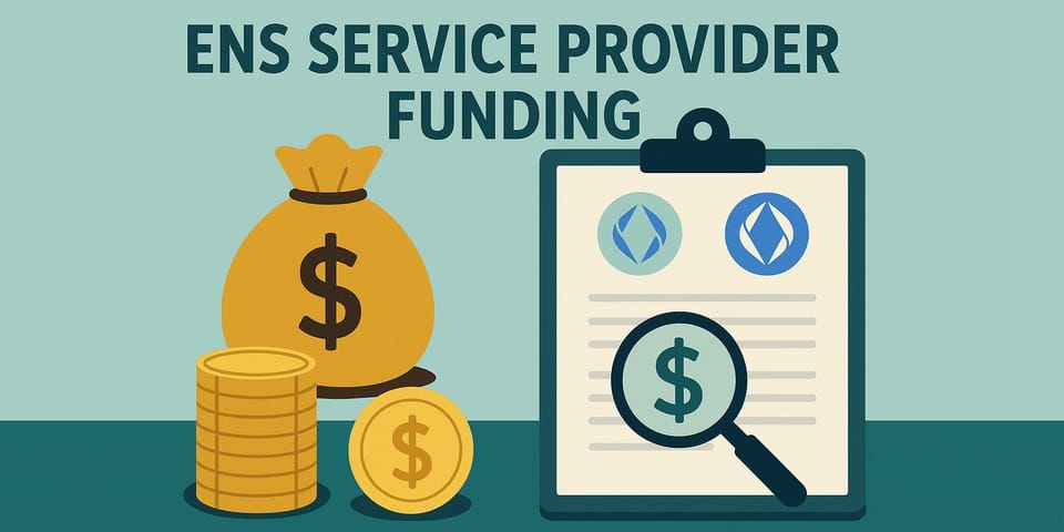 Toward Accountable and Strategic Funding in ENS